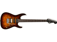 Charvel Pro-Mod Plus Dinky DK24 HSS 2PT EB QM Amber Tiger Eye Charvel Pro-Mod Plus Dinky DK24 HSS 2PT EB QM Amber Tiger Eye